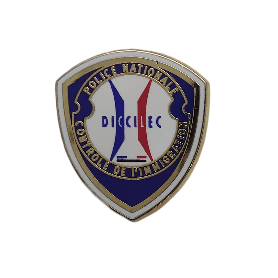 DICCILEC フランス国家警察 スクリューネジ ピンズ 留め具付き