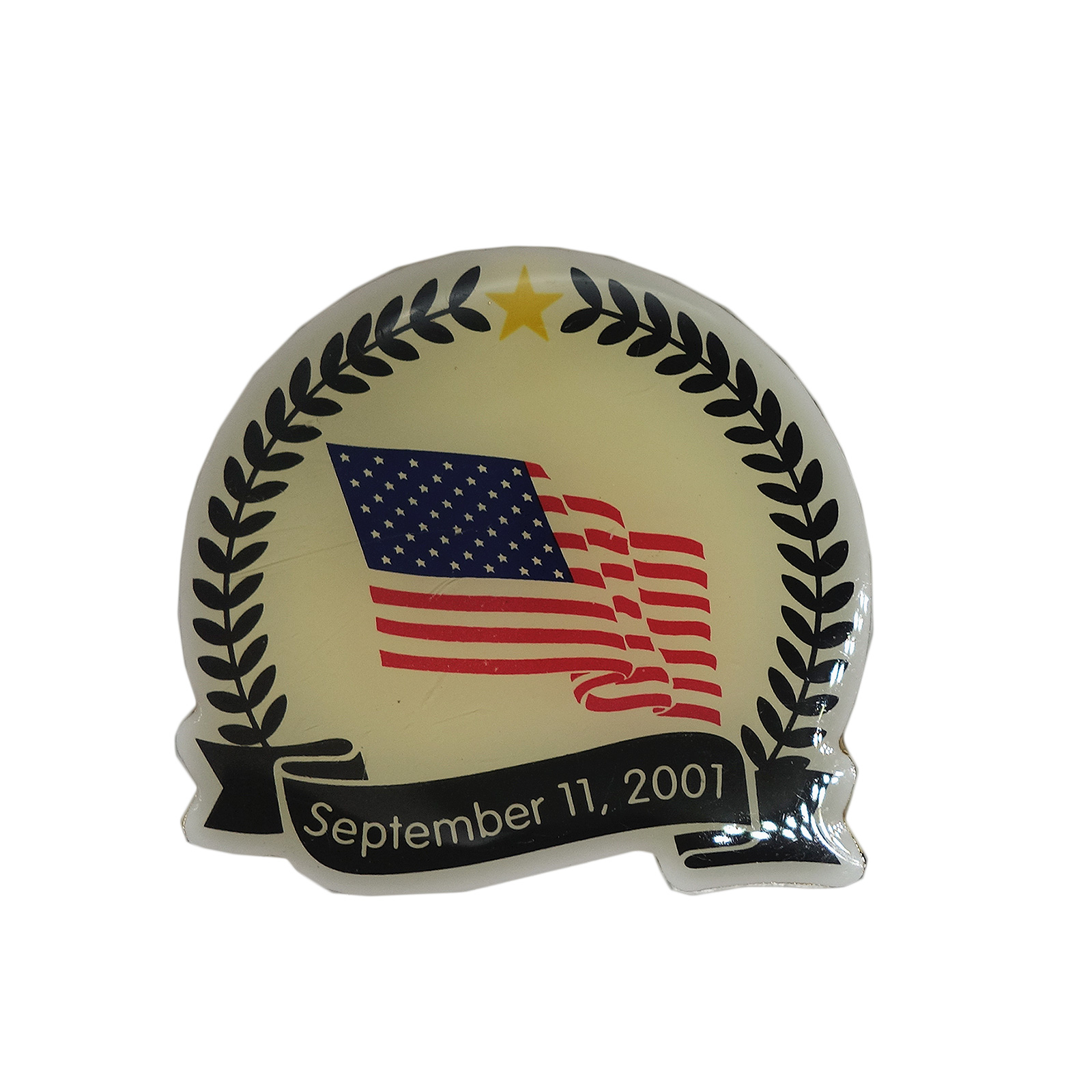 September 11, 2001 星条旗 ピンズ アメリカ同時多発テロ事件 留め具付き
