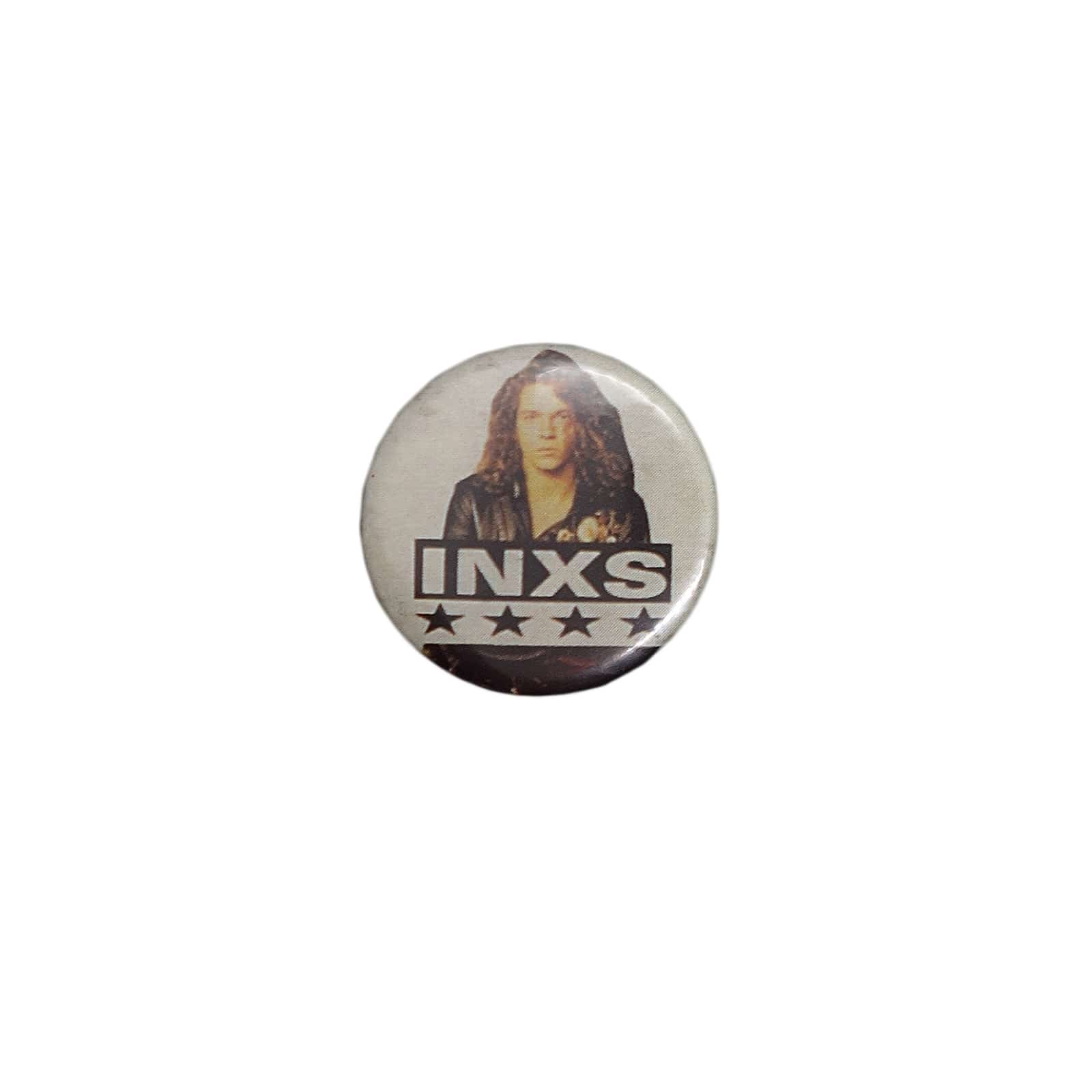 INXS インエクセス 缶バッジ バッチ ファンクロックバンド