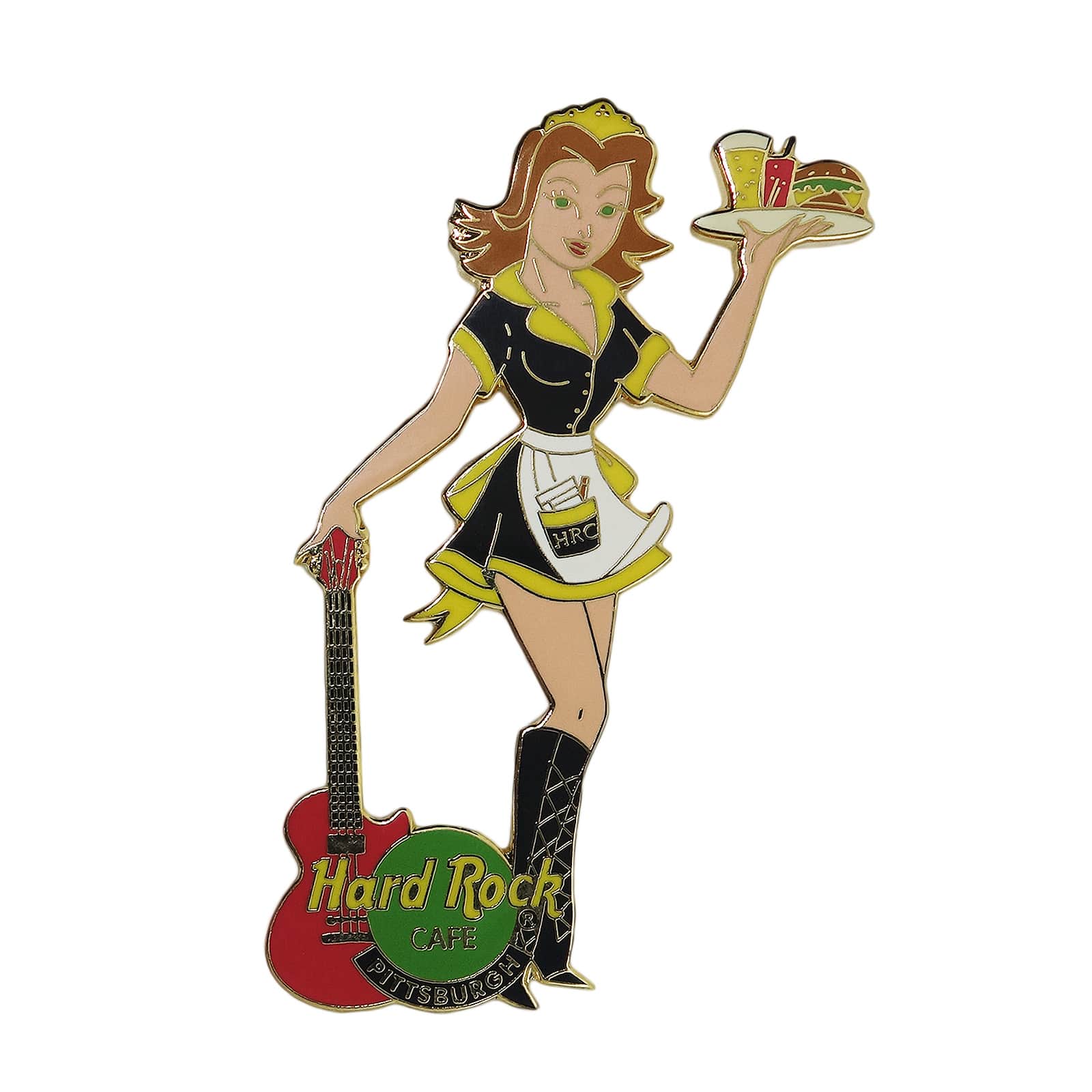 Hard Rock CAFE ウェイトレス 女性 ピンズ ハードロックカフェ PITTSBURGH