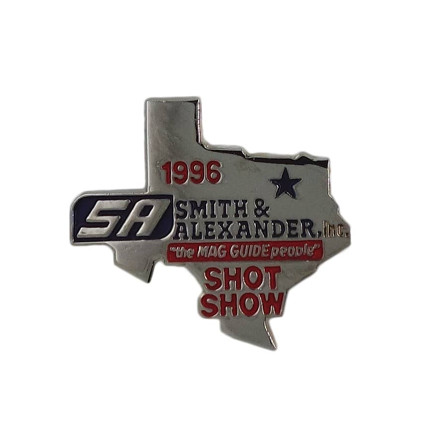 1996 Shot Show 銃器展示会 ピンズ SMITH & ALEXANDER 留め具付き