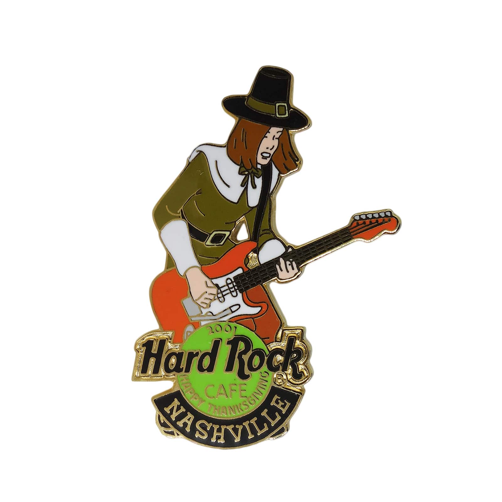 Hard Rock CAFE ギター弾く男性 ピンズ ハードロックカフェ NASHVILLE