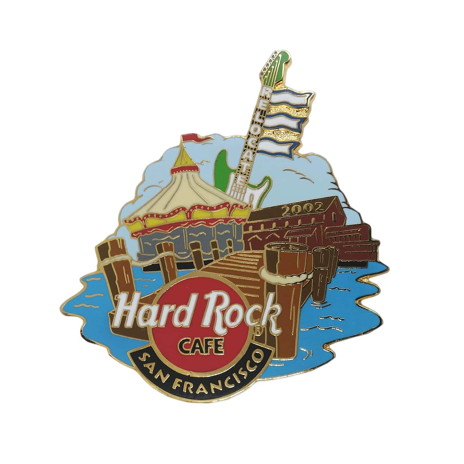 Hard Rock CAFE ピンズ ハードロックカフェ SAN FRANCISCO 留め具付き