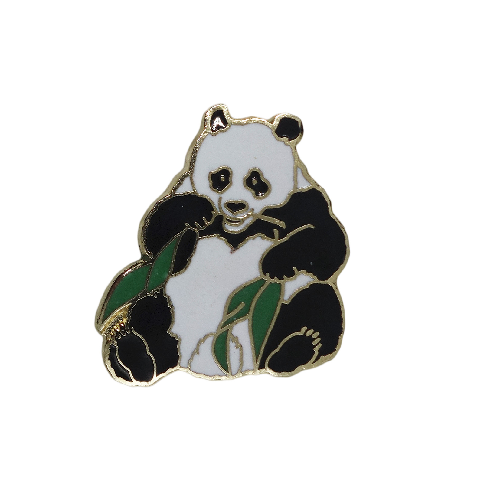 パンダ 熊猫 ピンズ 動物 留め具付き