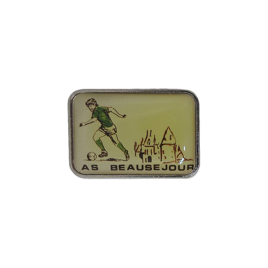 AS BEAUSEJOUR ピンズ サッカー 留め具付き