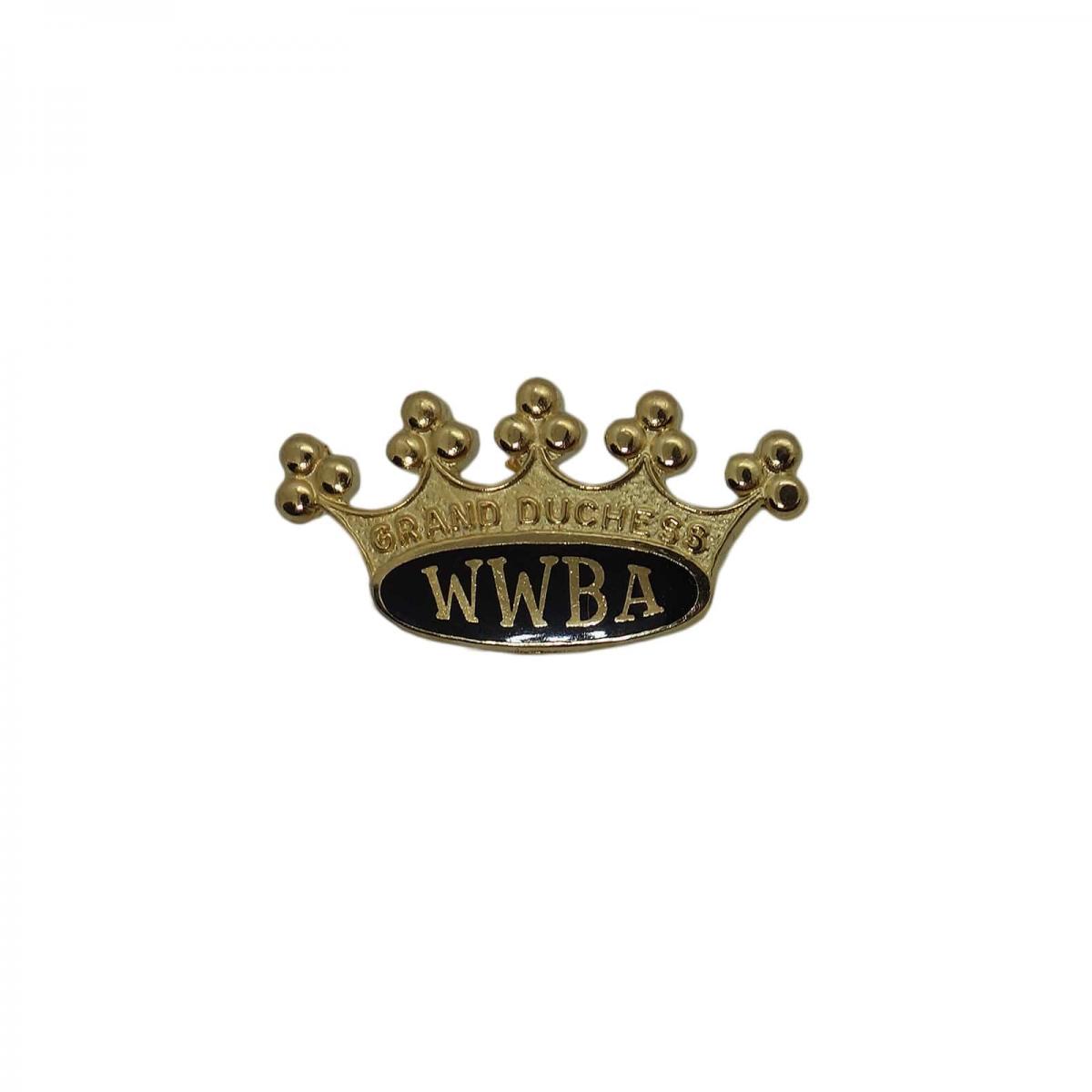 WWBA ボウリング ピンズ GRAND DUCHESS 王冠 留め具付き ESCO