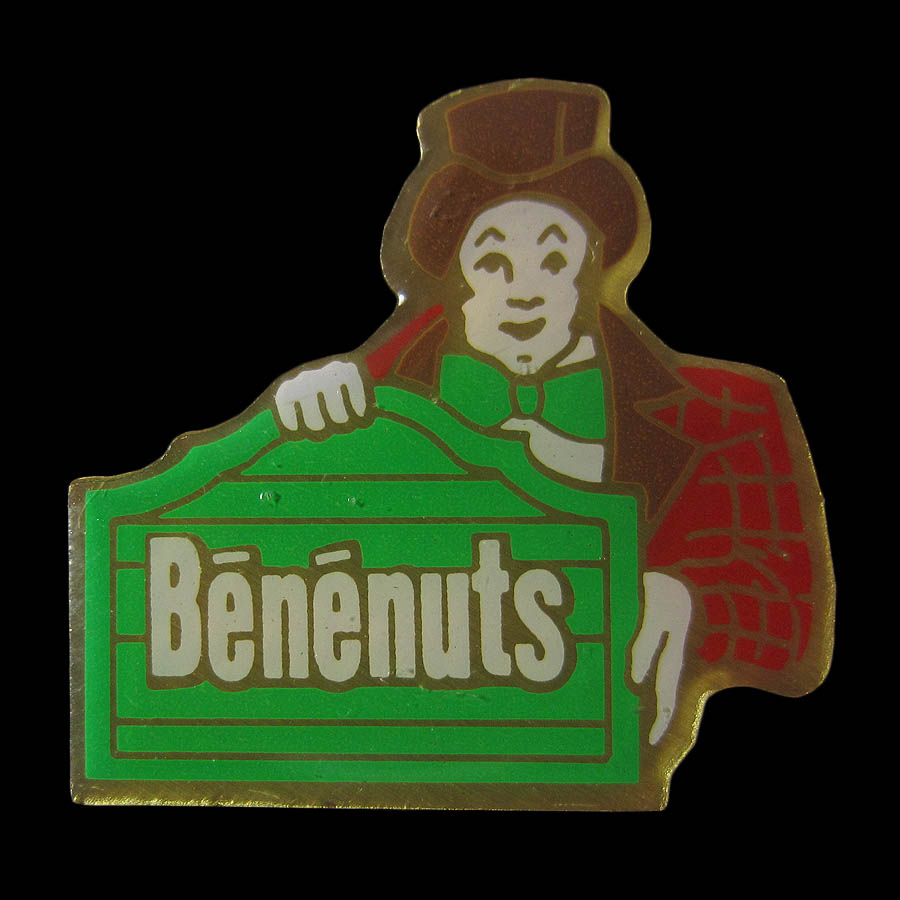 ピンズ Benenuts お菓子 紳士 ピンバッジ レトロ
