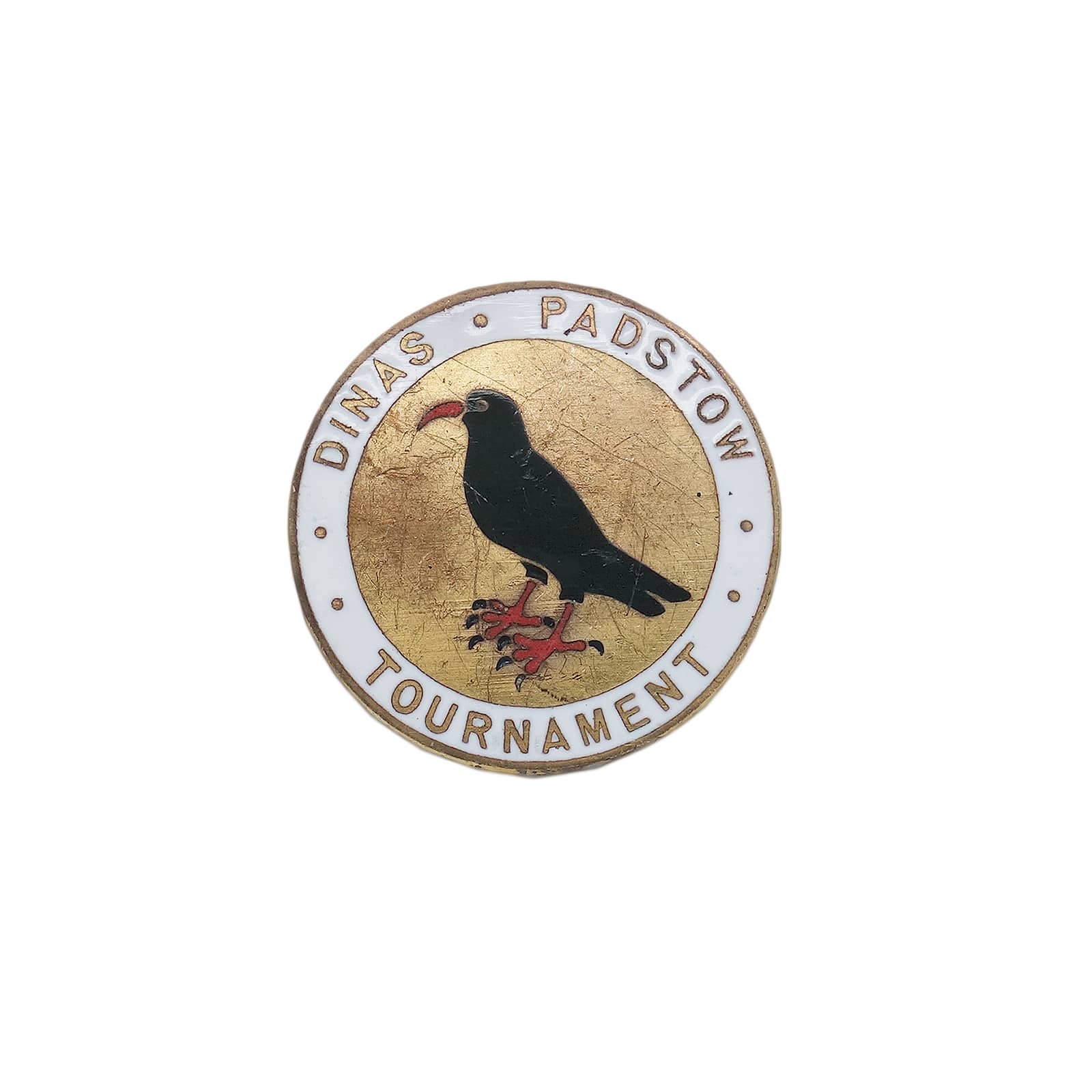 DINAS PADSTOW TOURNAMENT ピンバッジ ブローチ 英国 ローンボウルズ