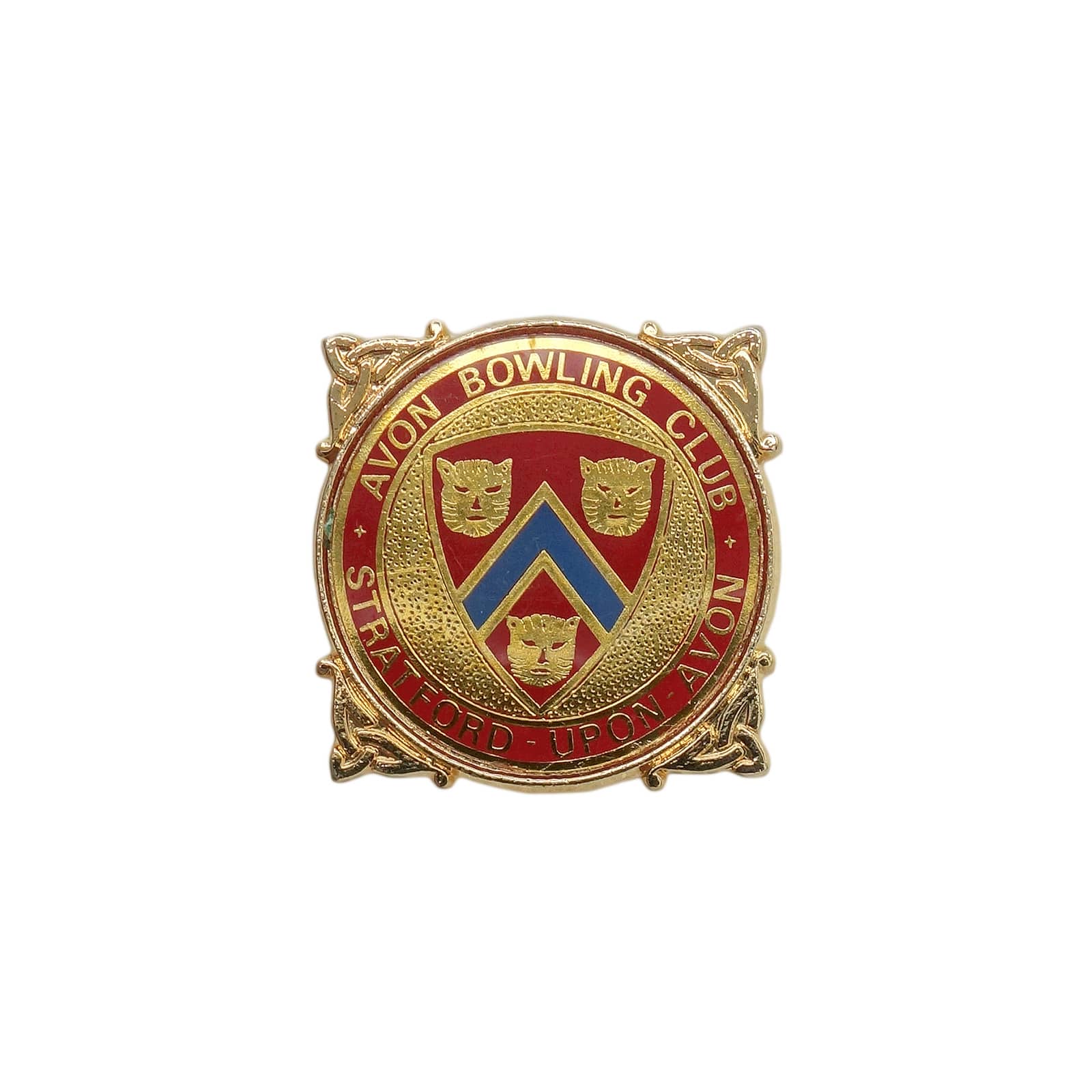 AVON BOWLING CLUB ボウリング ピンバッジ 英国 ローンボウルズクラブ