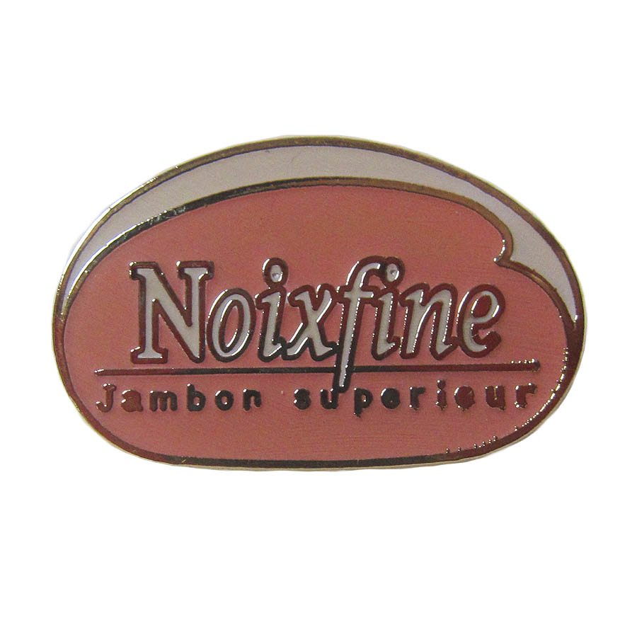 フランス ピンズ Noixfine ハム 留め具付き ピンバッジ