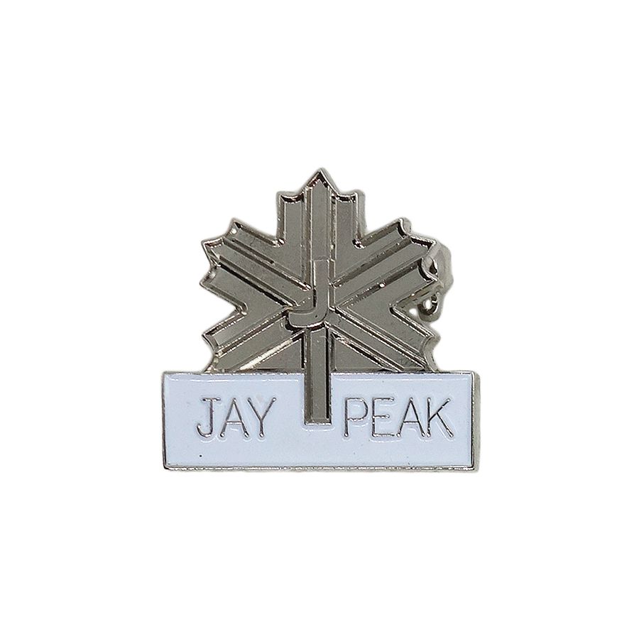 JAY PEAK ピンバッジ ブローチ 雪の結晶