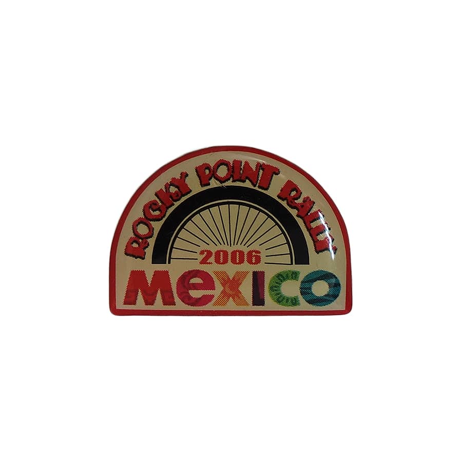 ROCKY POINT RALLY MEXICO バイカー ピンズ 留め具付き