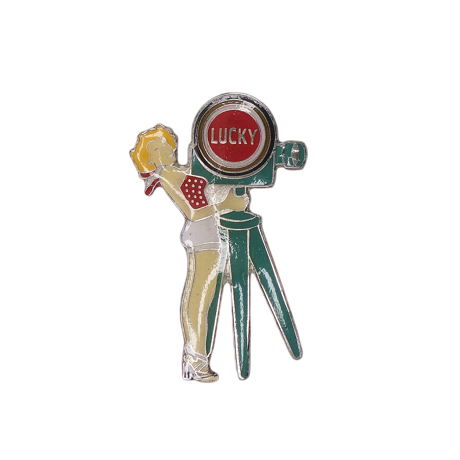 Lucky Strike ラッキーストライク 映画カメラ ピンナップガール ピンズ 煙草