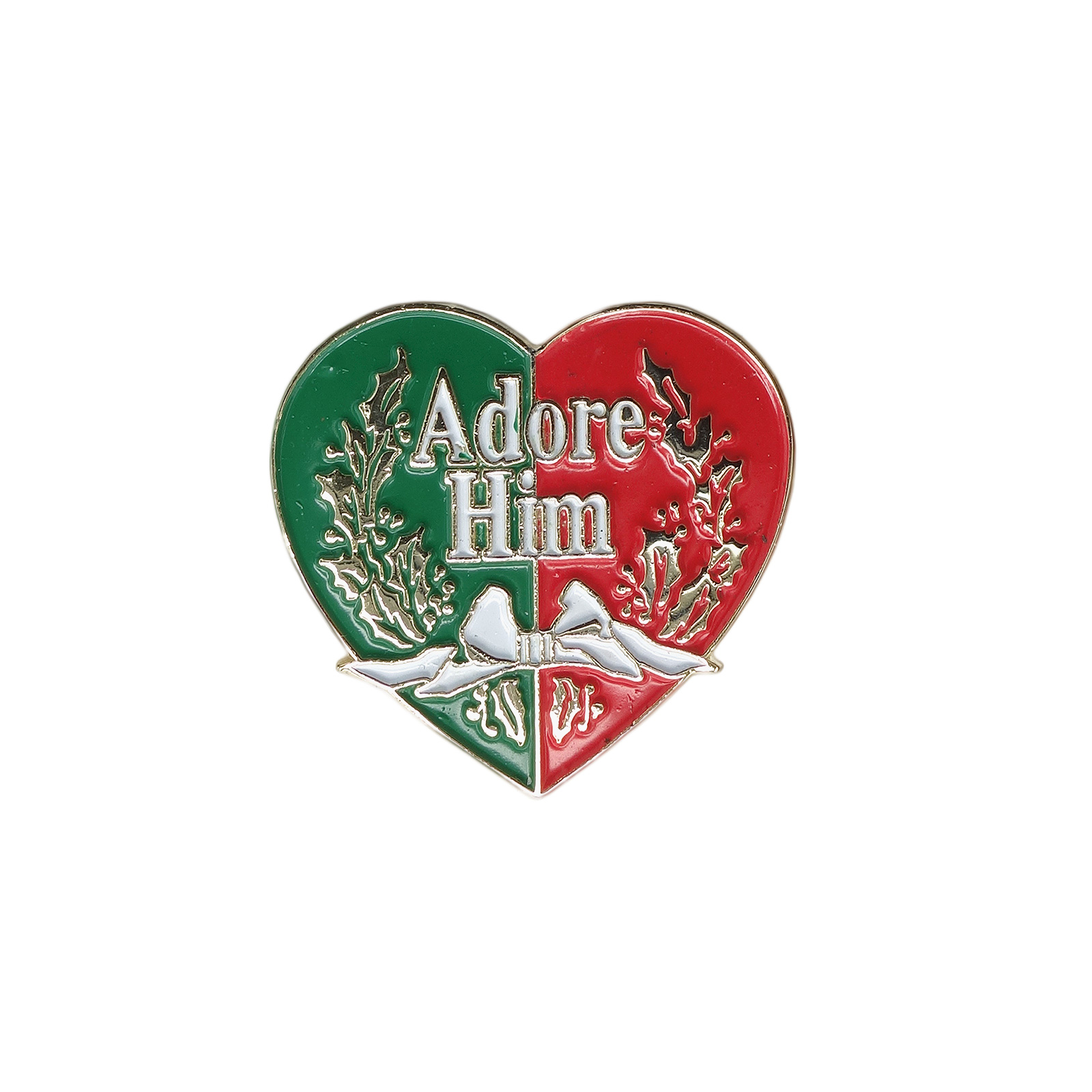 Adore Him ハート ピンズ クリスマス