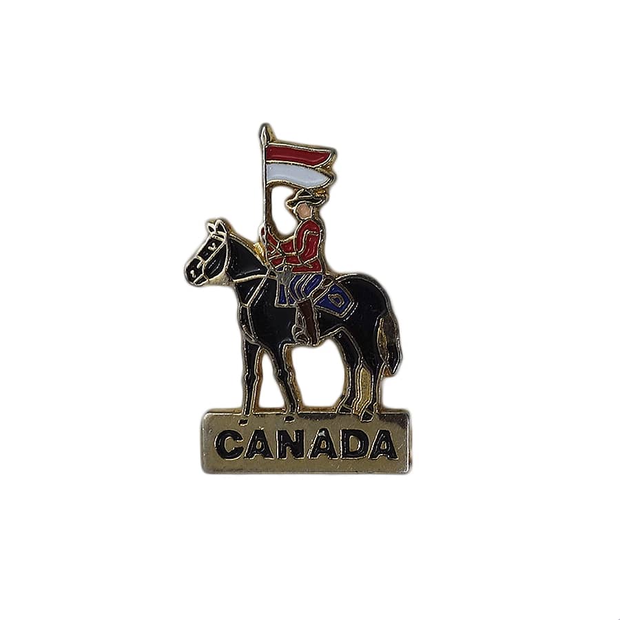 CANADA 王立カナダ騎馬警察 ピンズ カナダ 留め具付き