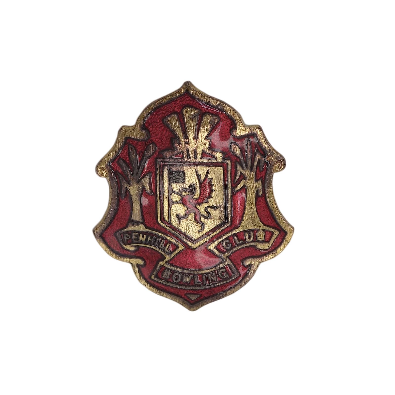 PENHILL BOWLING CLUB ピンバッジ ブローチ 英国 ローンボウルズクラブ