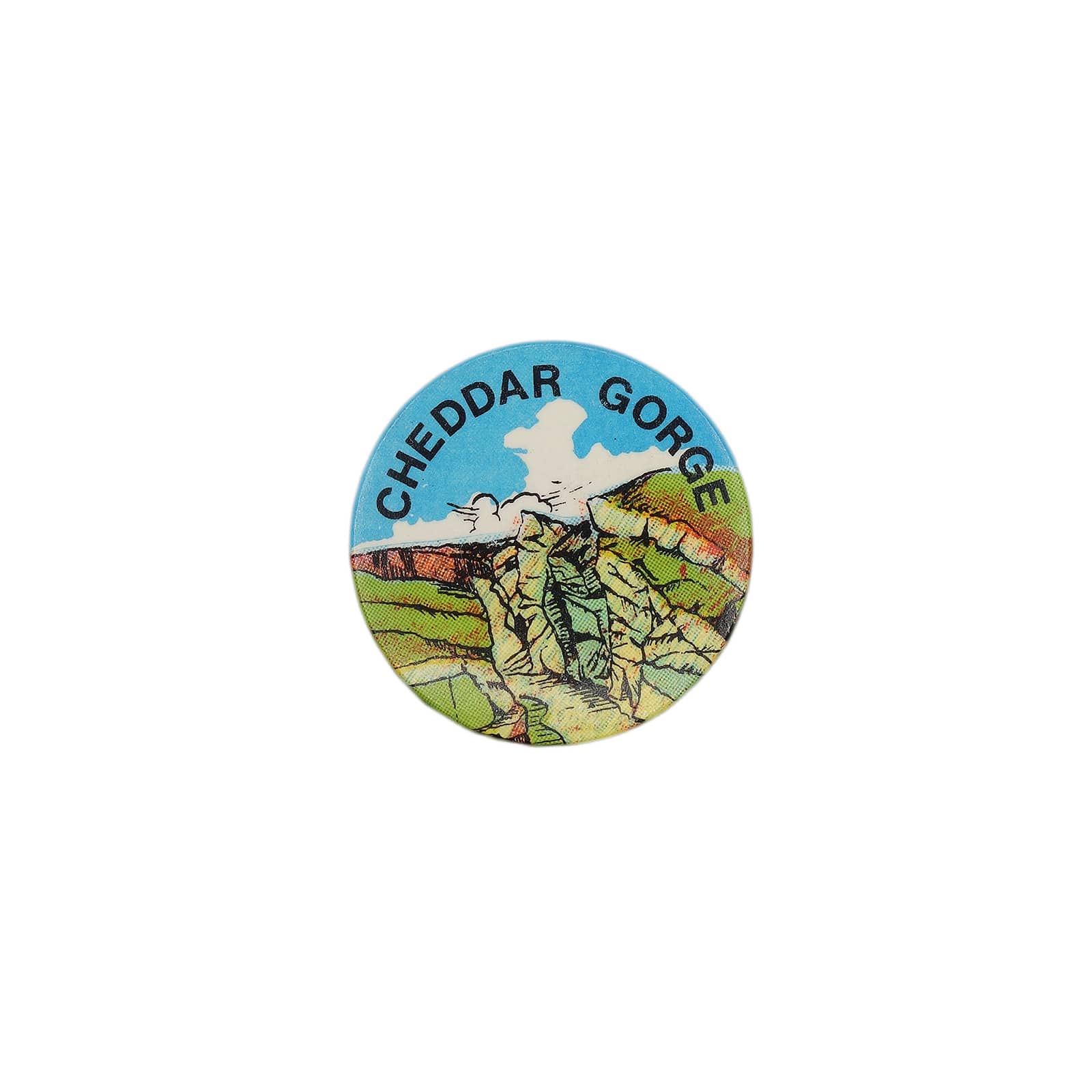 CHEDDAR GORGE チェダー渓谷 缶バッジ バッチ