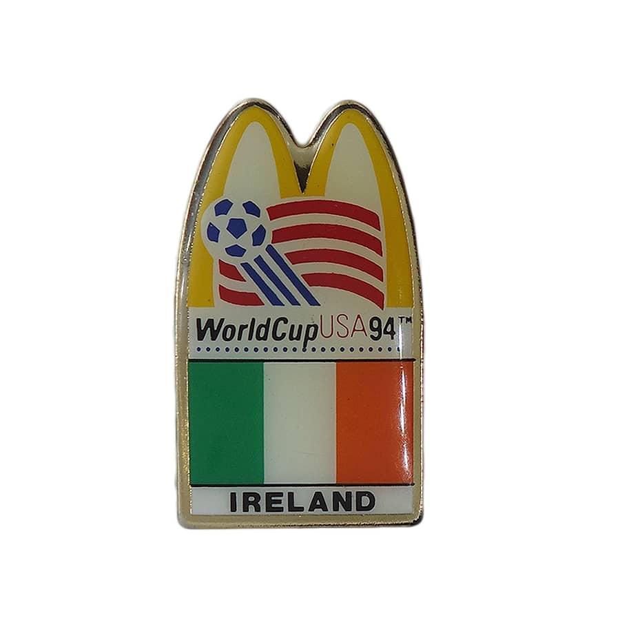 1994年 FIFA ワールドカップ サッカー ピンズ IRELAND マクドナルド 留め具付き