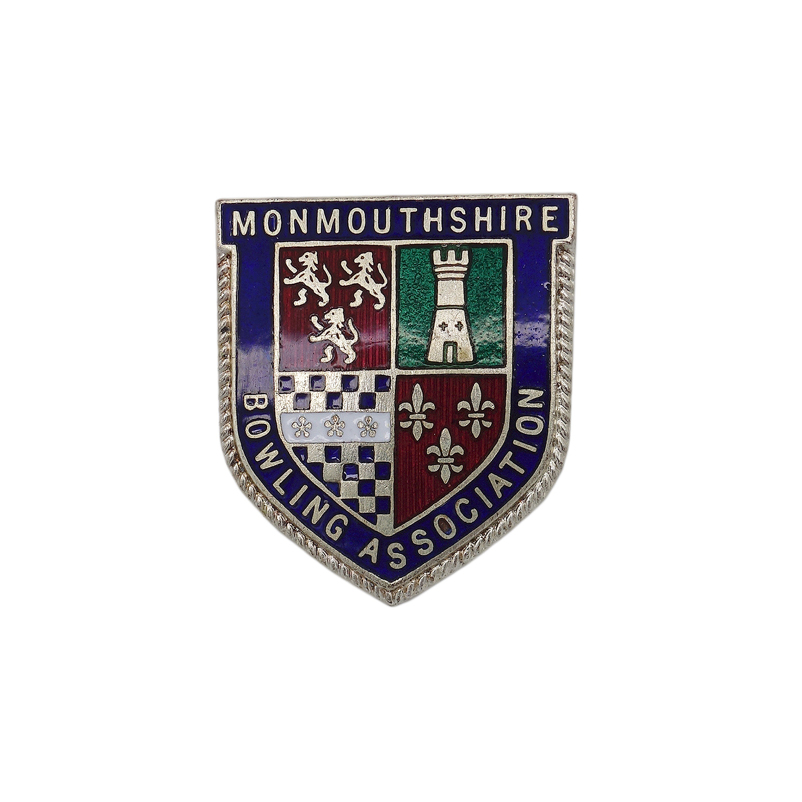 MONMOUTHSHIRE BOWLING ASSOCIATION ピンバッジ 英国 ローンボウルズ