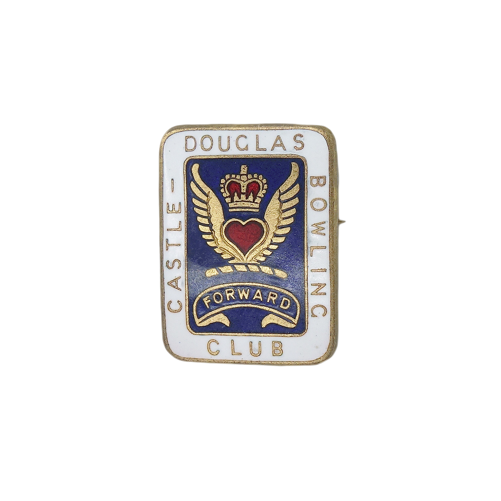 CASTLE DOUGLAS BOWLING CLUB ピンバッジ バッチ 英国ローンボウルズクラブ