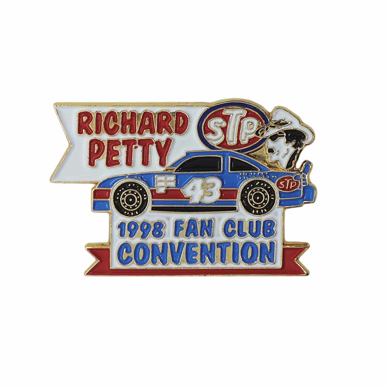 RICHARD PETTY ピンズ 1998 CONVENTION リチャードペティ 留め具付き