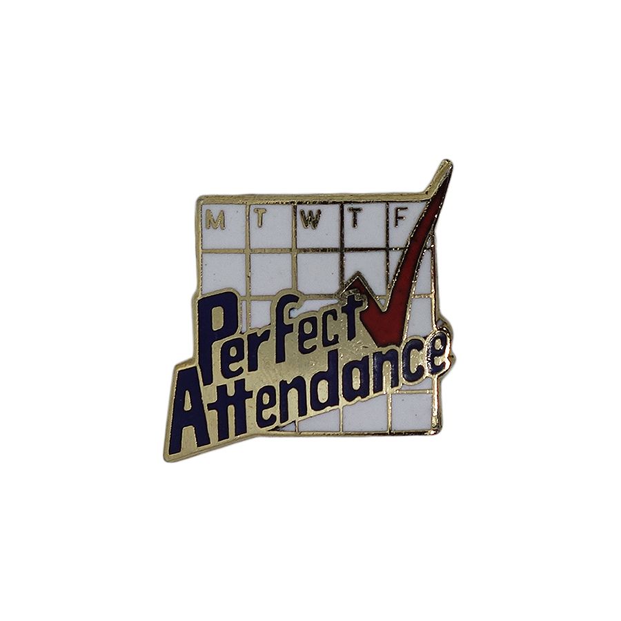 MTWTF ピンズ PERFECT ATTENDANCE