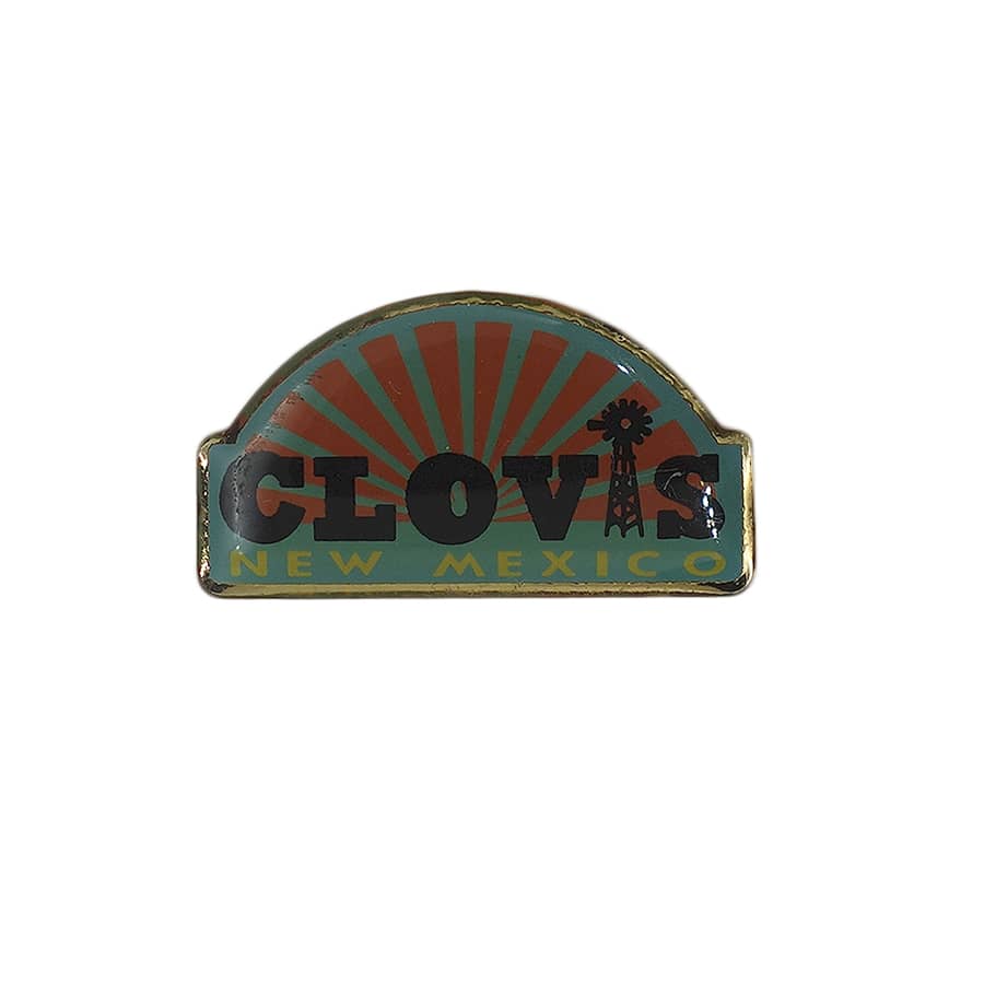 CLOVIS NEW MEXICO ピンズ ニューメキシコ州 クローヴィス 留め具付き