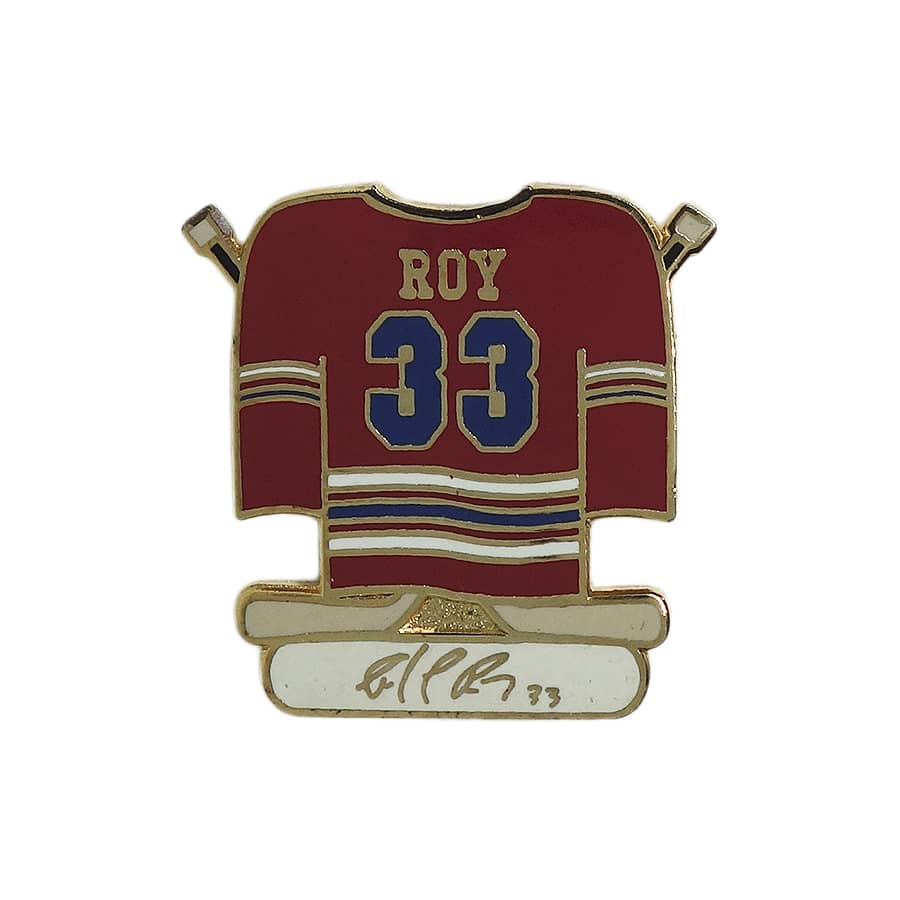 NHL パトリック・ロワ ピンズ アイスホッケー ROY 33 留め具付き