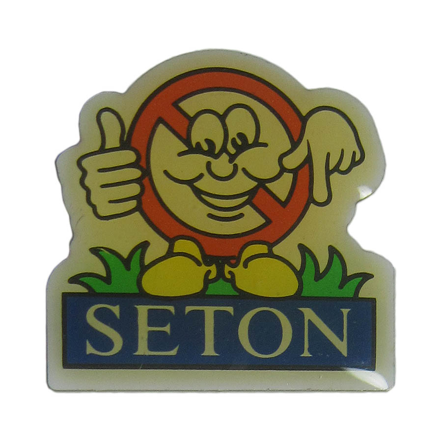 ピンズ 道路標識  SETON 留め具付き ピンバッジ