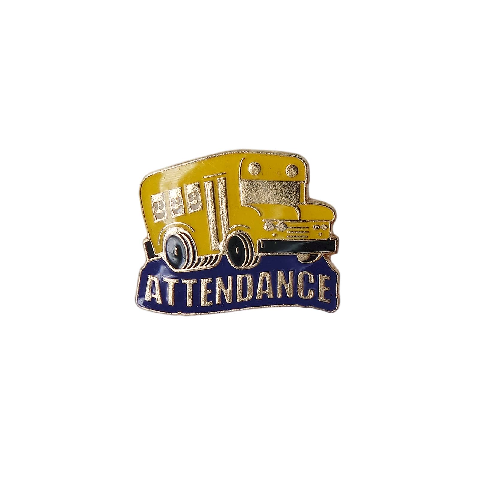 スクールバス ATTENDANCE 出席賞 ピンズ