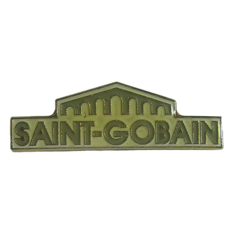 ピンズ 企業ロゴ Saint-Gobain サンゴバン 留め具付き ピンバッジ