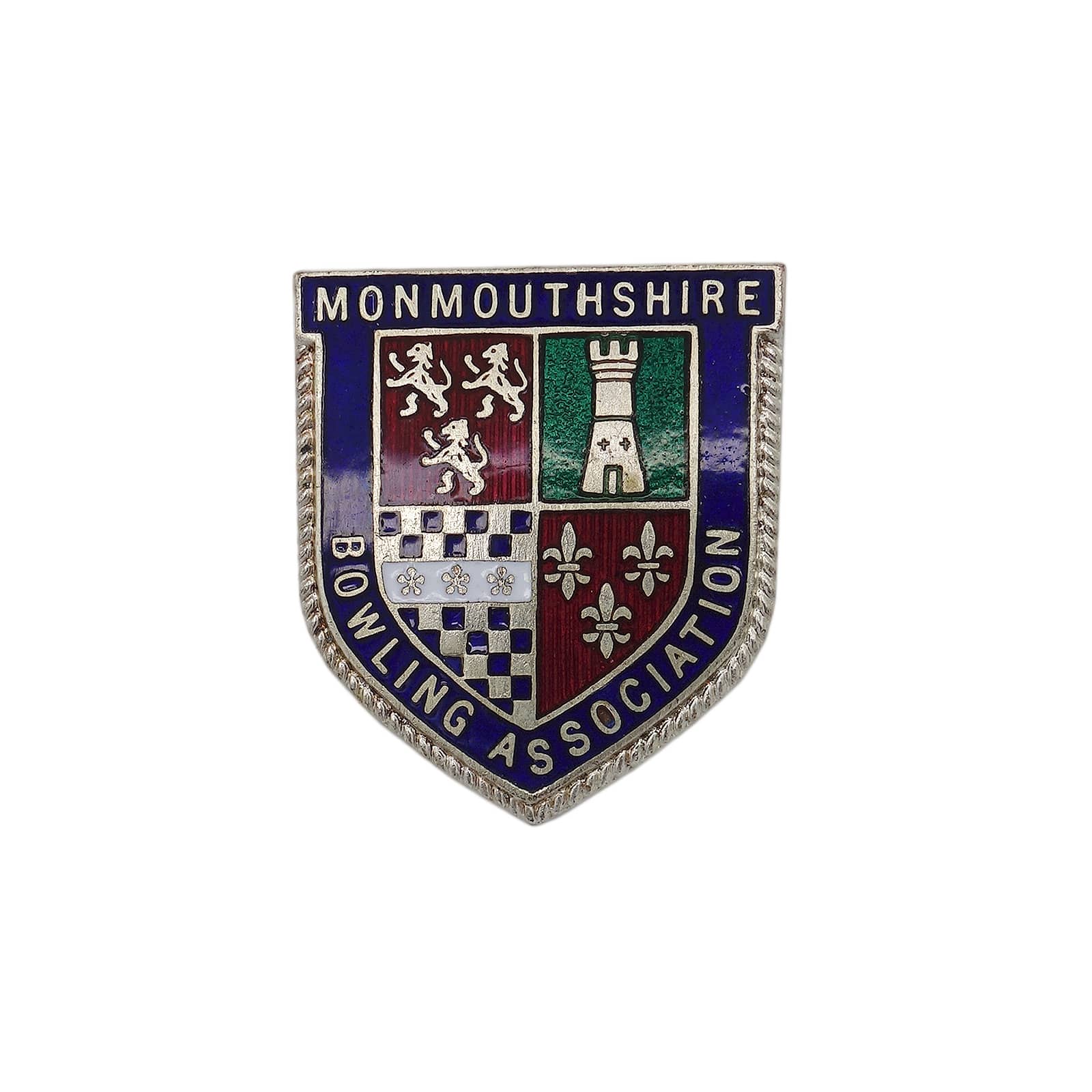 MONMOUTHSHIRE BOWLING ASSOCIATION ピンバッジ 英国 ローンボウルズ