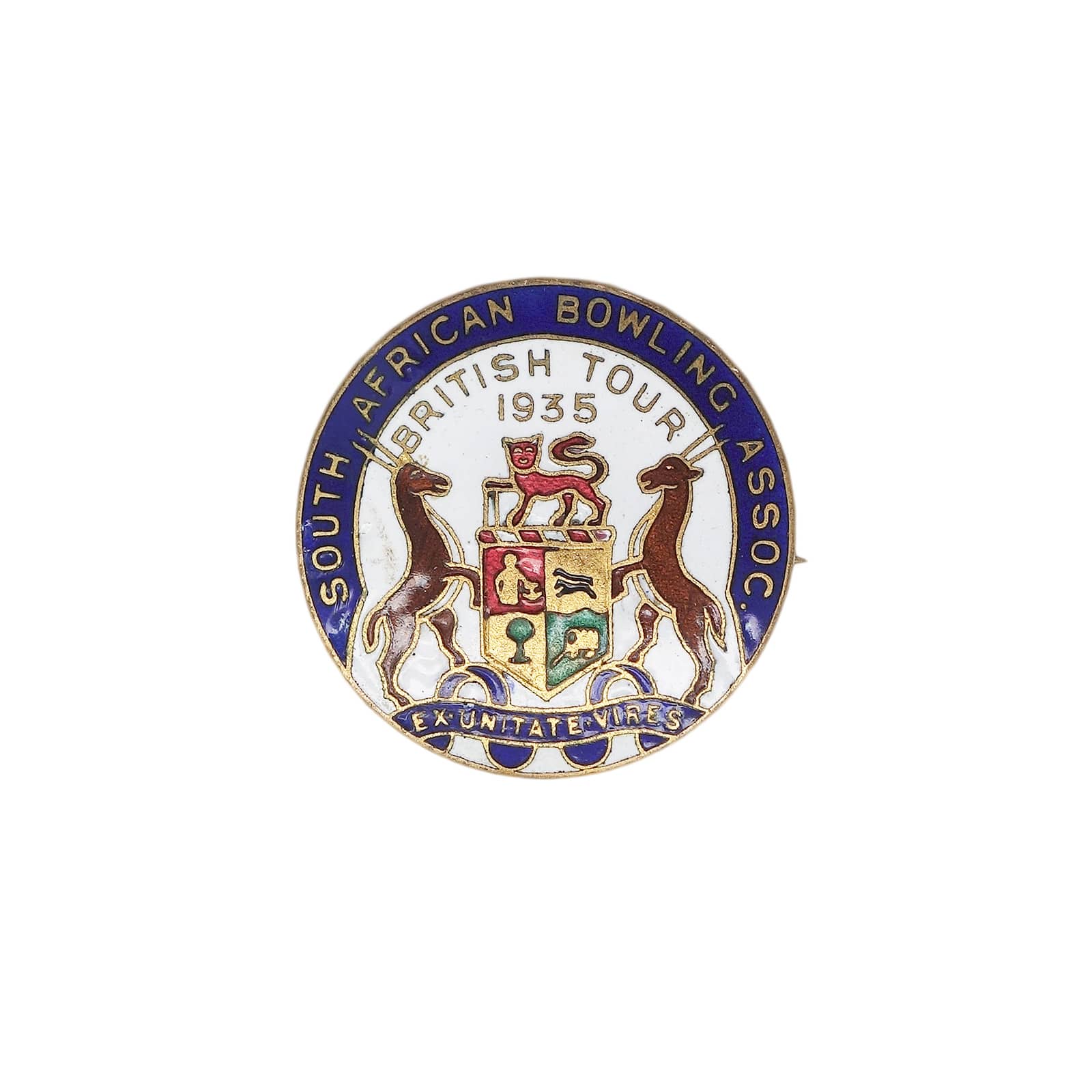 SOUTH AFRICAN BOWLING ピンバッジ FATTORIN アンティーク