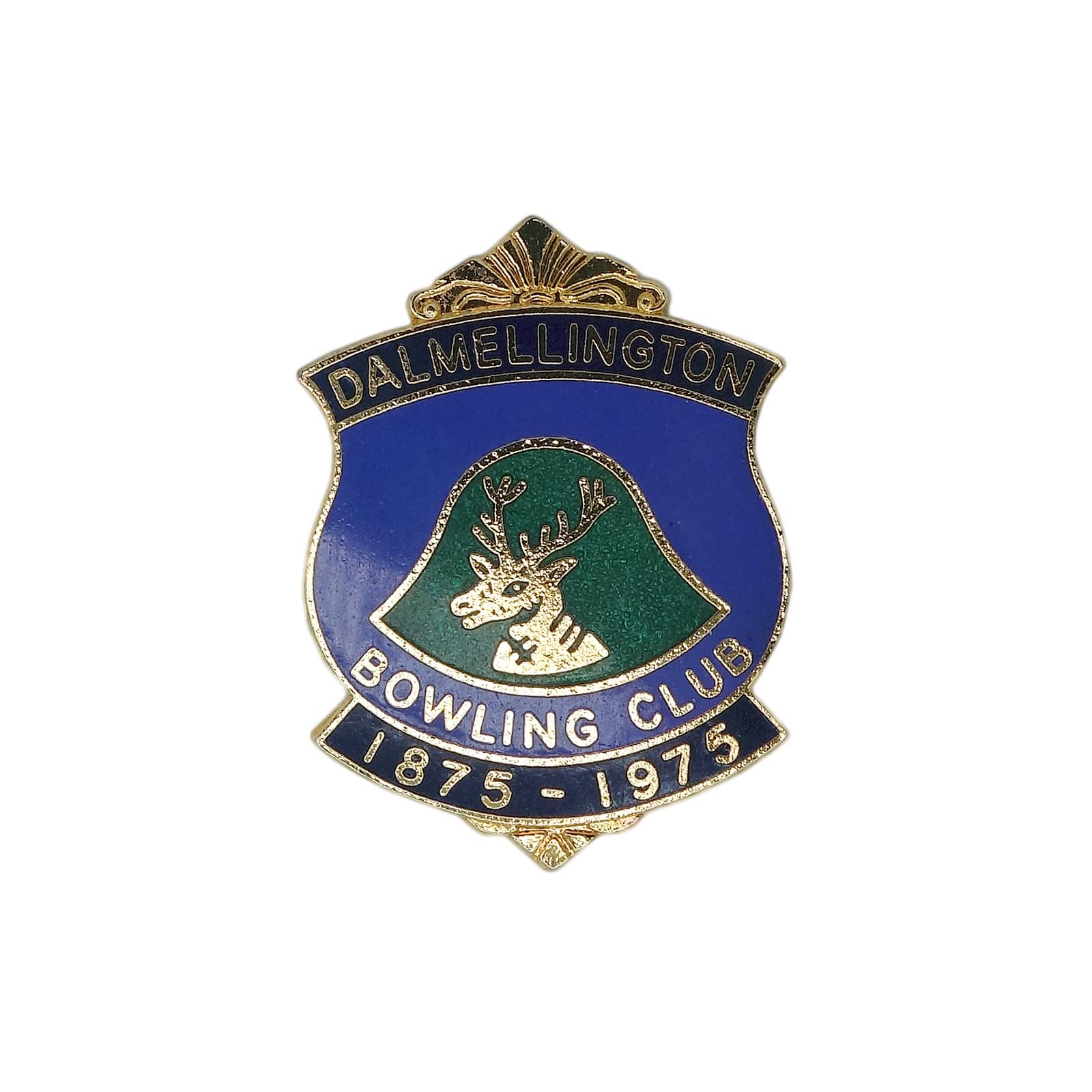 DALMELLINGTON BOWLING CLUB ピンバッジ 英国 ローンボウルズクラブ