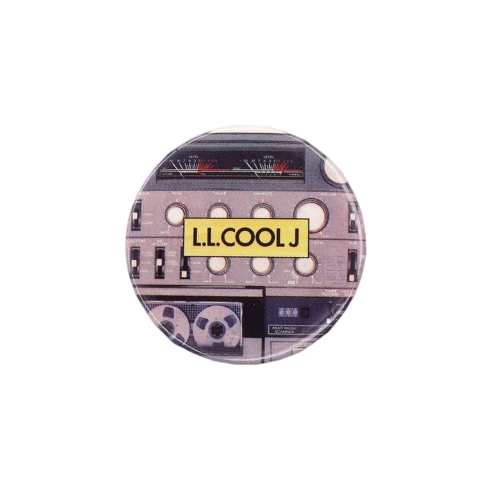 L.L. COOL J エル・エル・クール・ジェイ 缶バッジ バッチ ヒップホップMC 1986