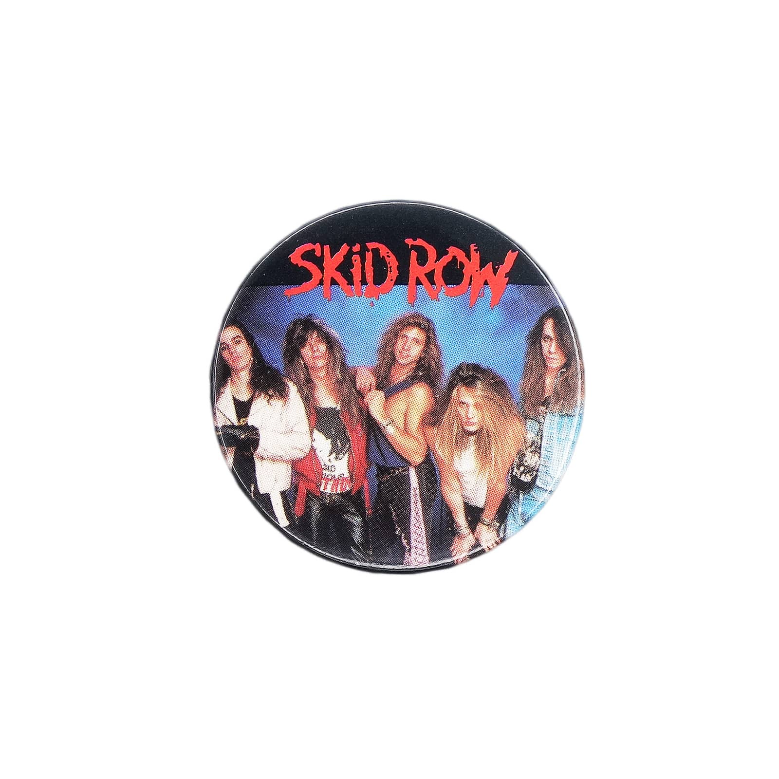 SKID ROW スキッド・ロウ 缶バッジ バッチ ヘヴィメタルバンド 1989