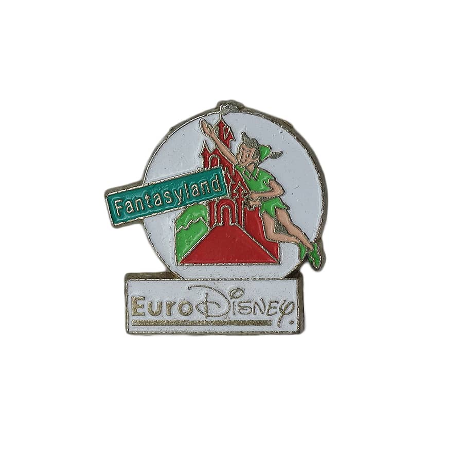 Euro Disney ピーターパン ピンズ ESSO ディズニー Fantasyland留め具付き