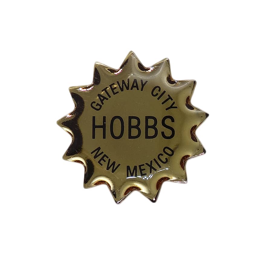 HOBBS NEW MEXICO ピンズ ニューメキシコ州 ホッブズ 留め具付き