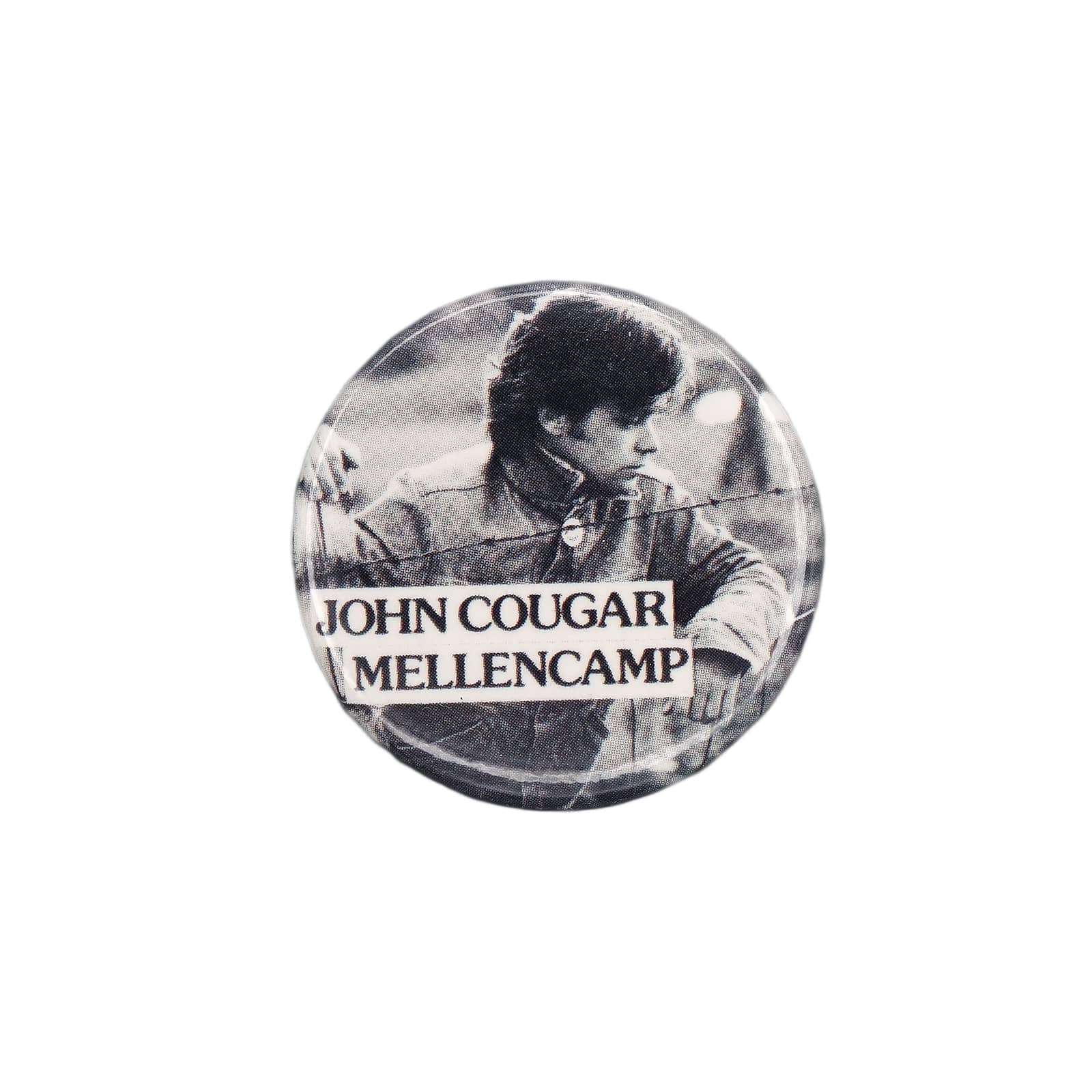 JOHN COUGAR MELLENCAMP ジョン・クーガー・メレンキャンプ 缶バッジ 1985