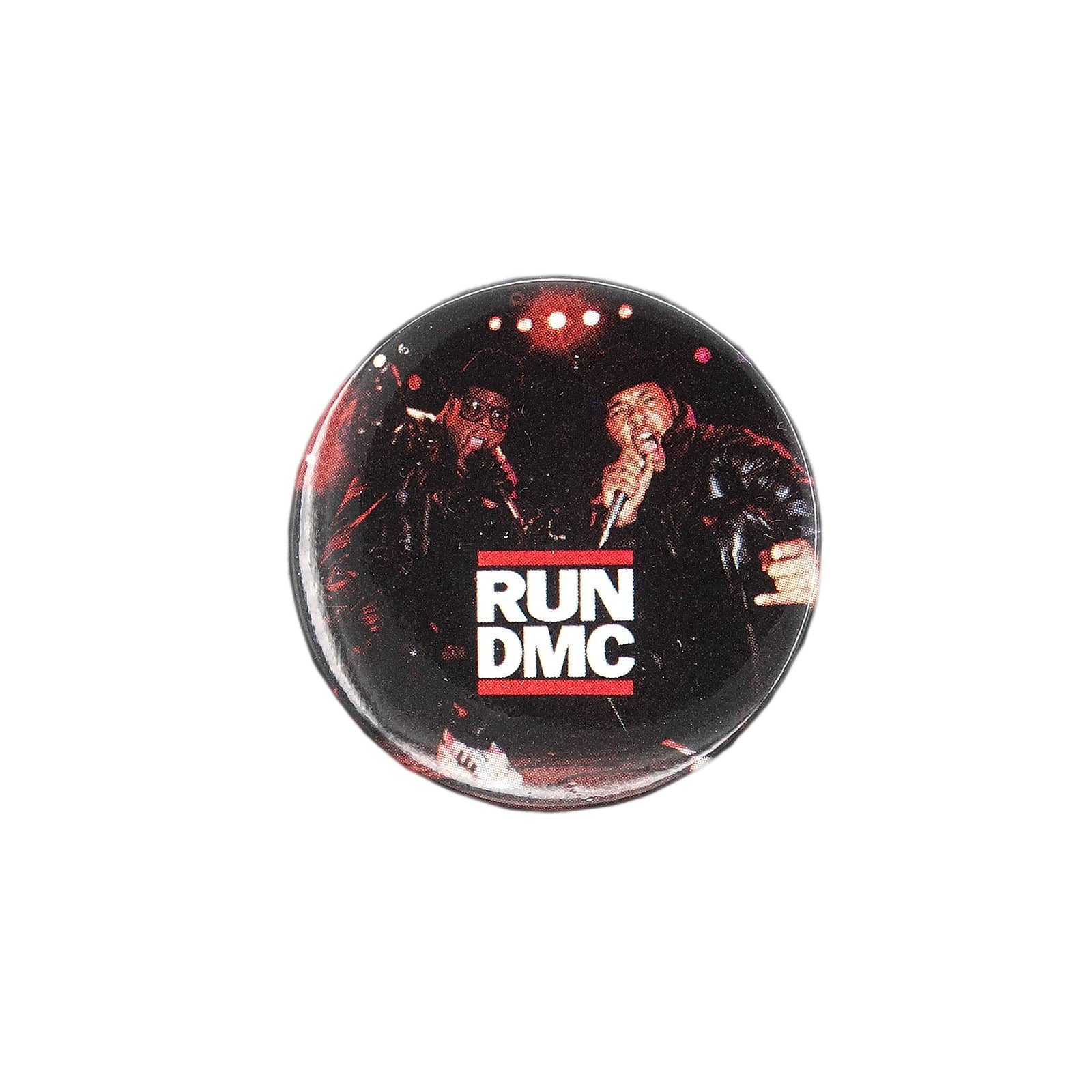 RUN DMC ラン・ディーエムシー 缶バッジ バッチ ヒップホップグループ 1986