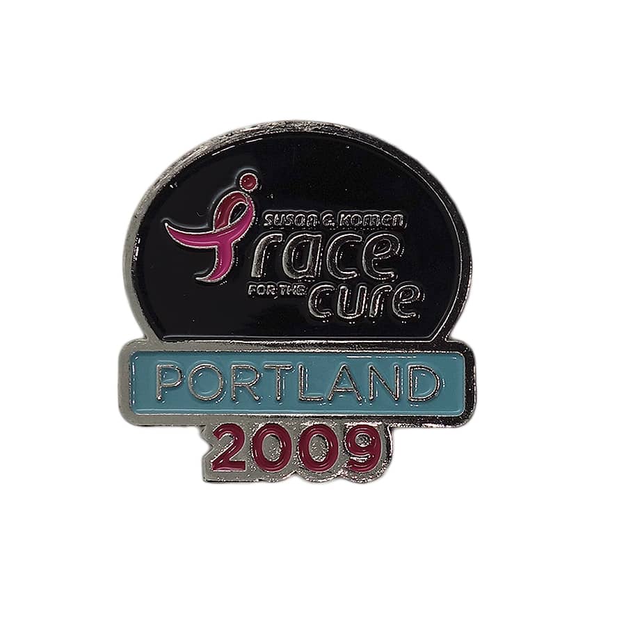 Race for the Cure ピンク リボン ピンズ PORTLAND 留め具付き