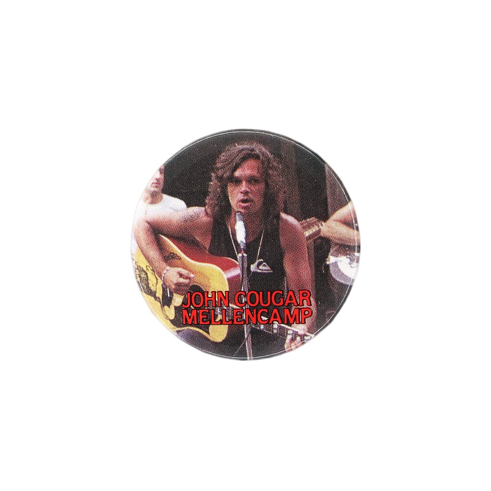 JOHN COUGAR MELLENCAMP ジョン・クーガー・メレンキャンプ 缶バッジ 1988