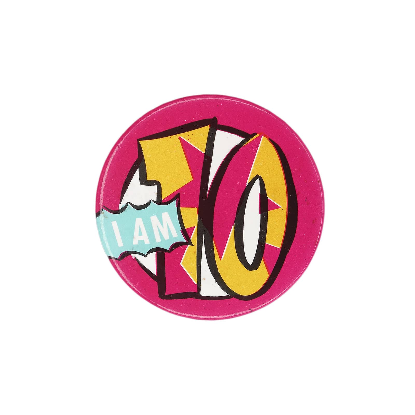 I AM 10 缶バッジ バッチ 10歳 誕生日