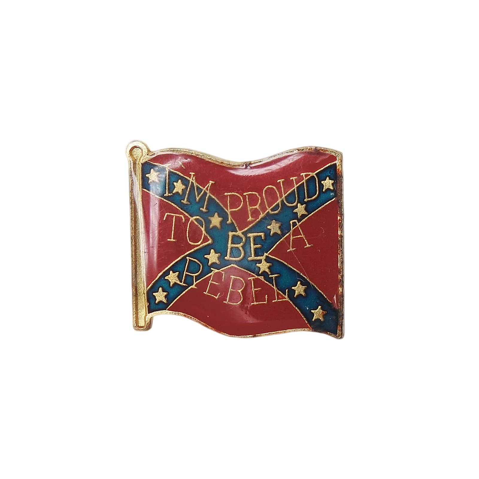 I'M PROUD TO BE A REBEL 南軍旗 レベルフラッグ ピンズ PWII