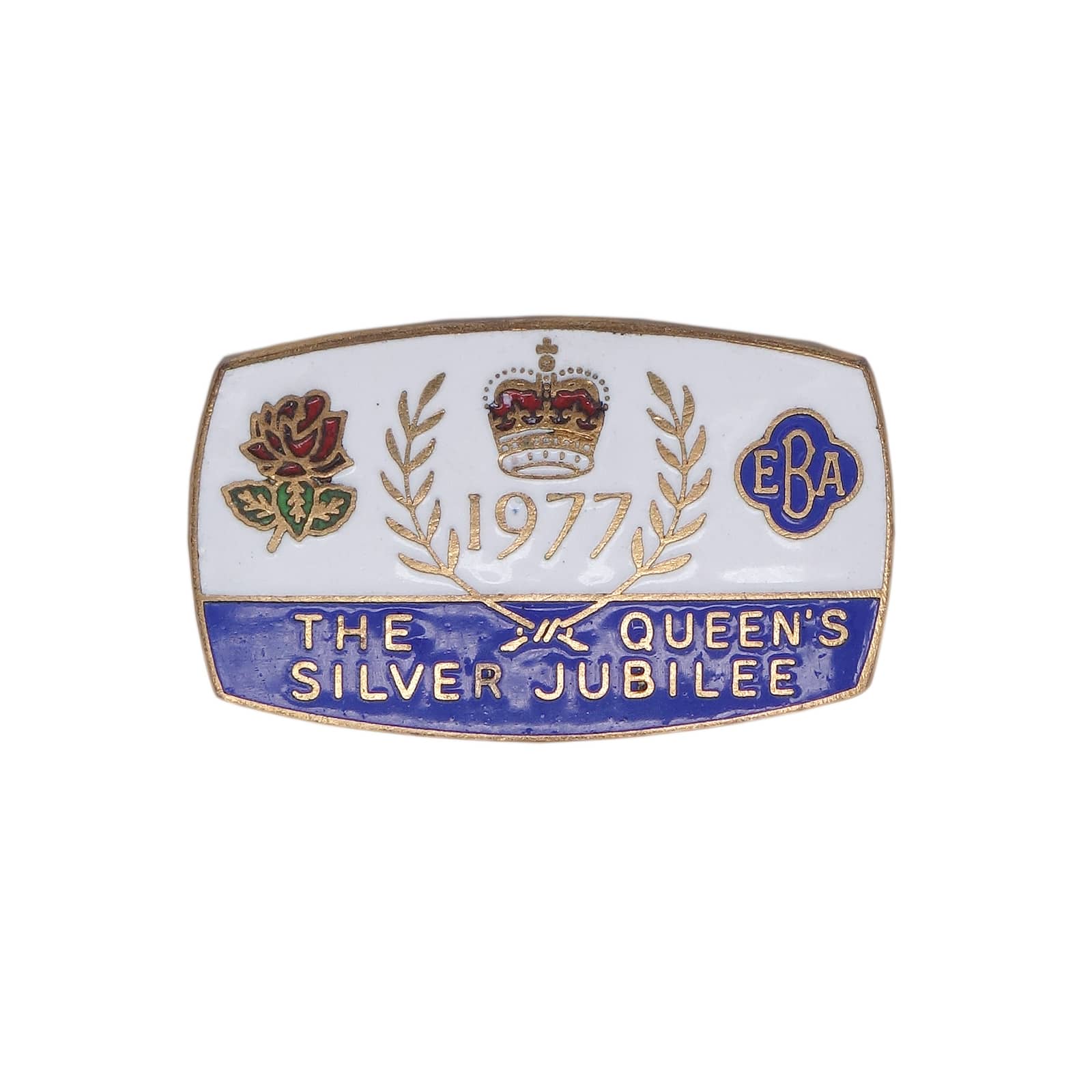 EBA イングランド・ボウリング協会 ピンバッジTHE QUEEN'S SILVER JUBILEE
