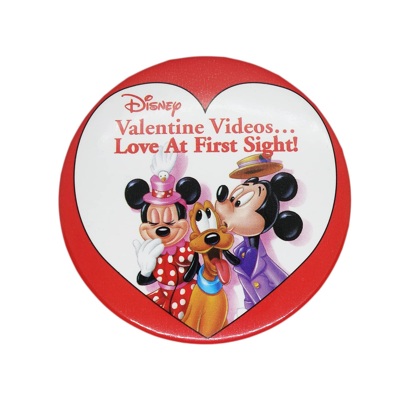 Disney ディズニー Love At First Sight! 缶バッジ バレンタイン