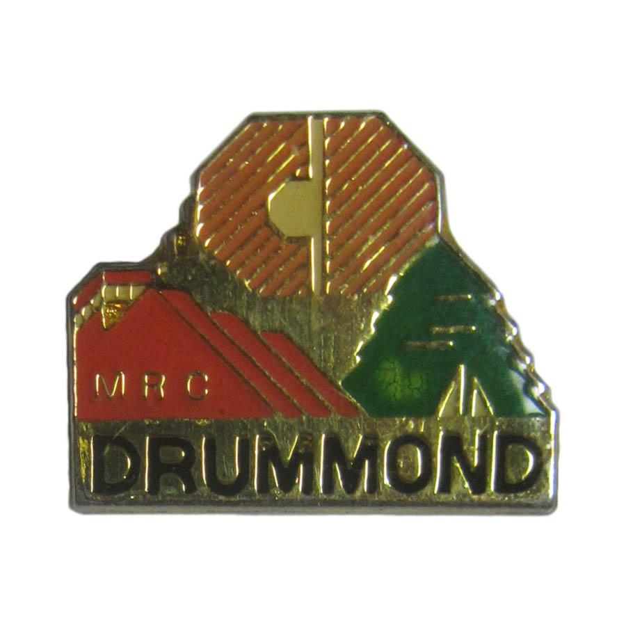 ピンズ カナダ DRUMMOND 留め具付き ピンバッジ