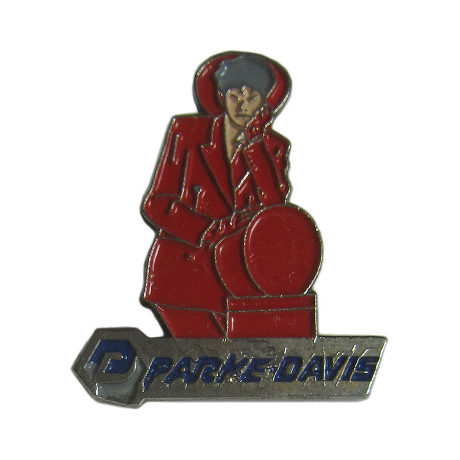 ピンズ PARKE DAVIS 留め具付き ピンバッジ