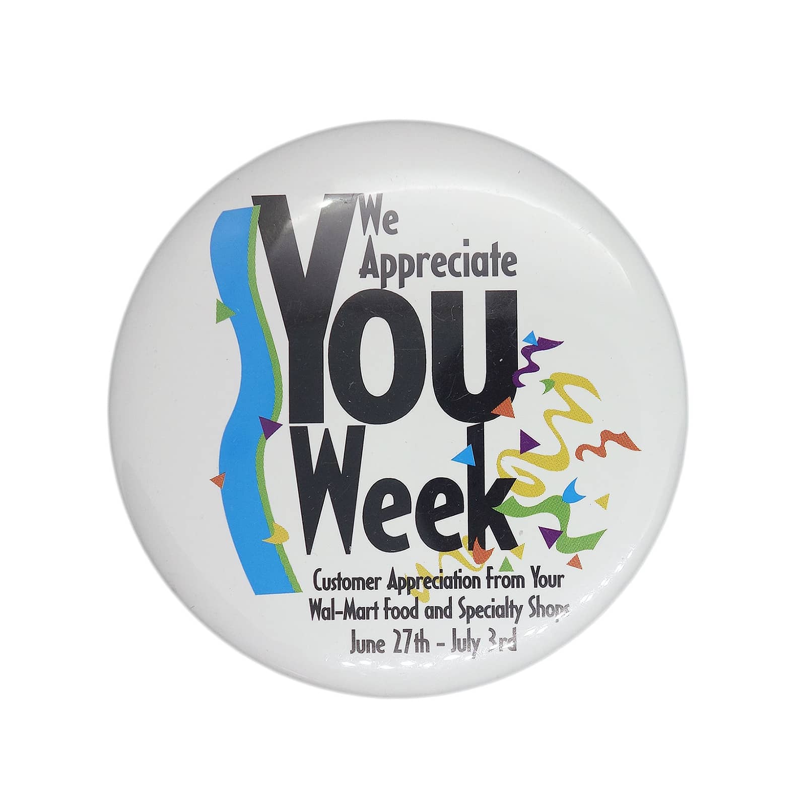 Walmart ウォルマート We Appreciate You Week 缶バッジ バッチ