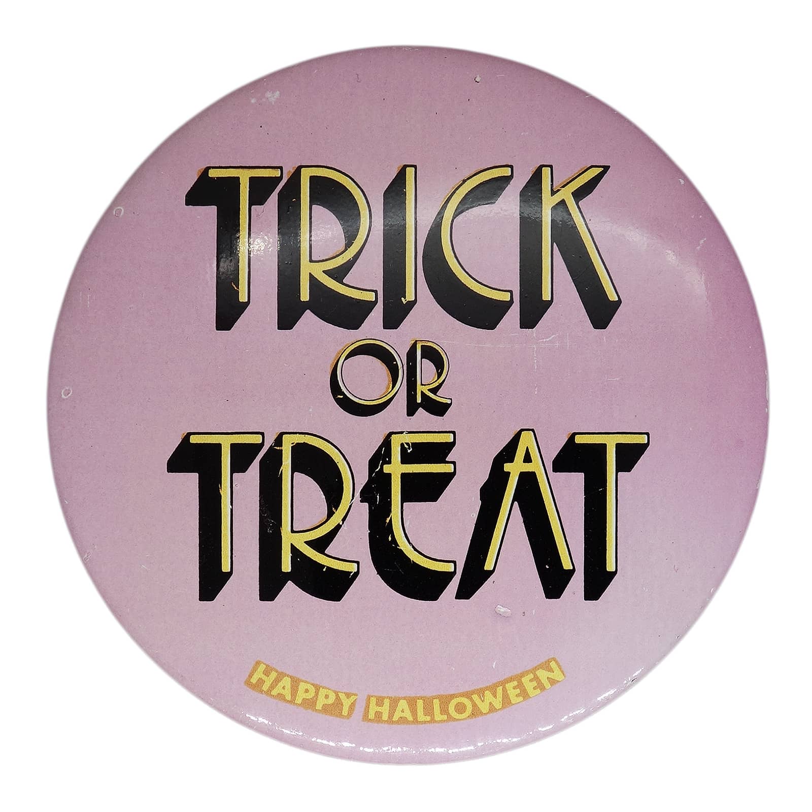 TRICK OR TREAT ハロウィン 缶バッジ American Greetings